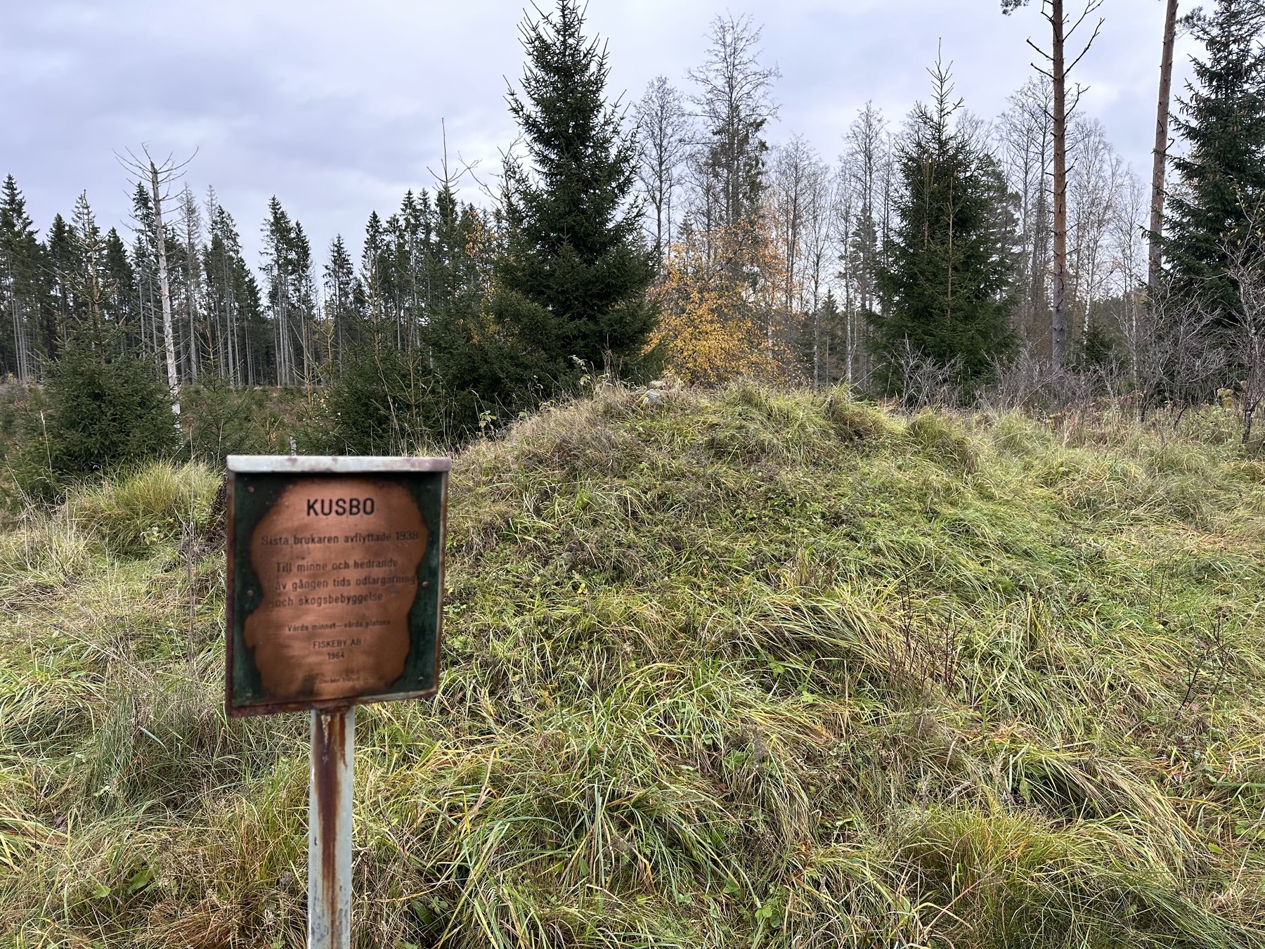 Kusbo, lämning efter bostad